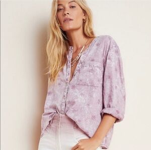 Anthropologie Pilcro Boho Long Sleeve Top